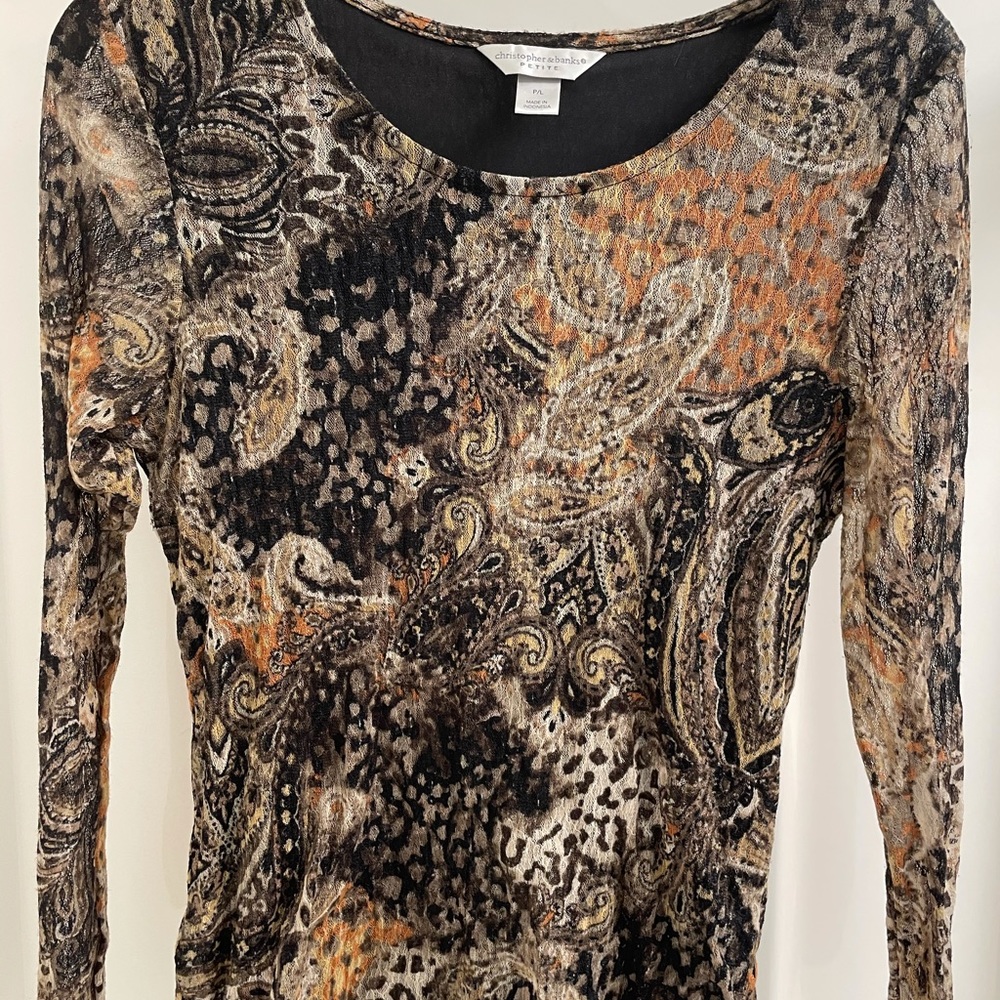 Women’s Christopher & Banks Blouse size Petite L